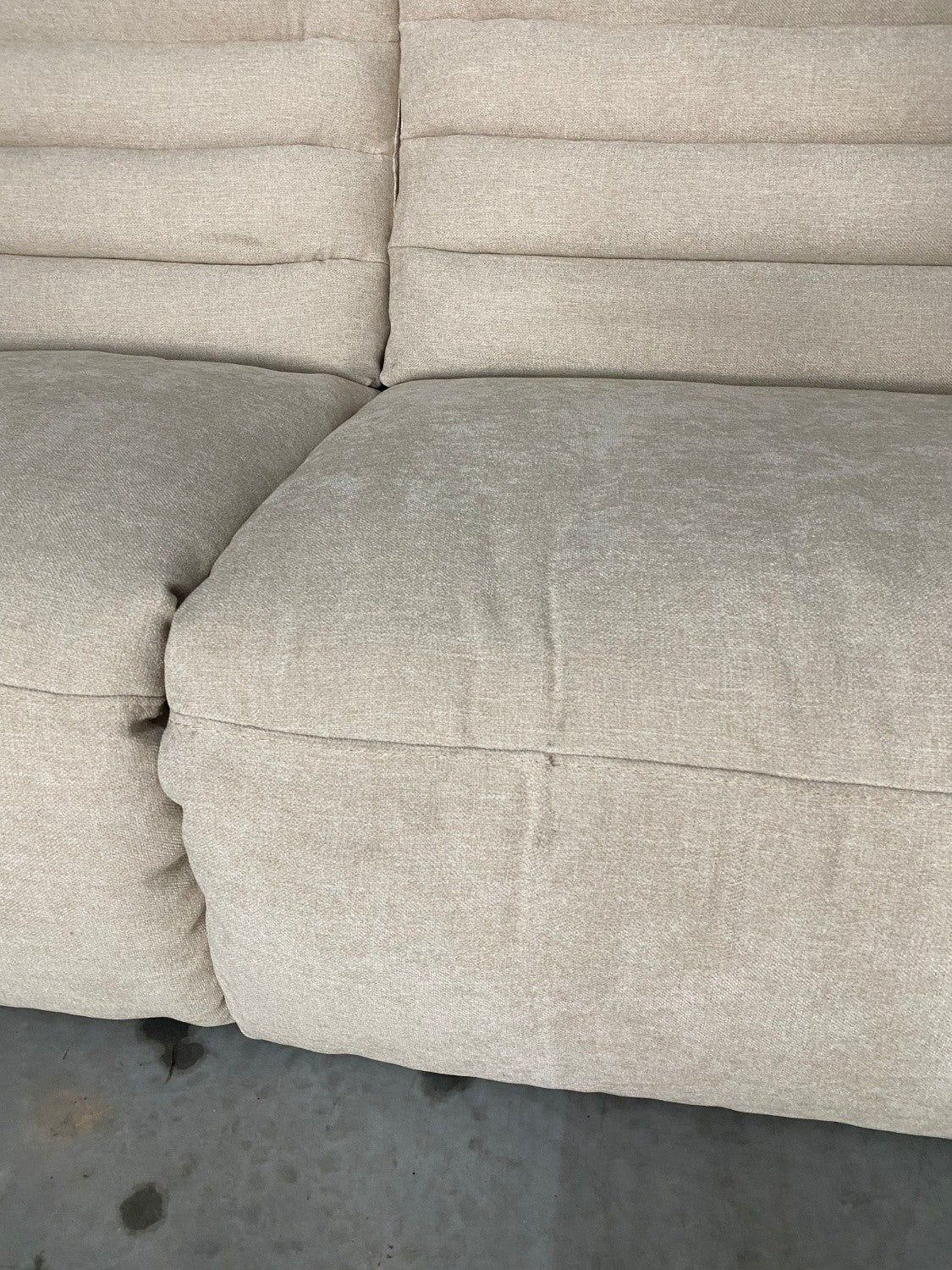 Hokku Designs Power Reclining Linen Sofa - Retails for $1700!