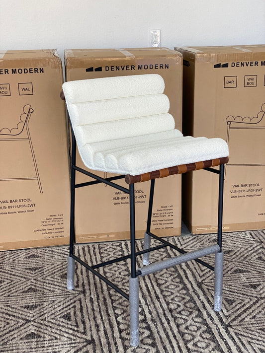 *New (4) Denver Modern Vail Barstools