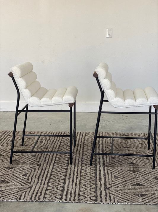 *New (2) Denver Modern Vail Counter Height Stools