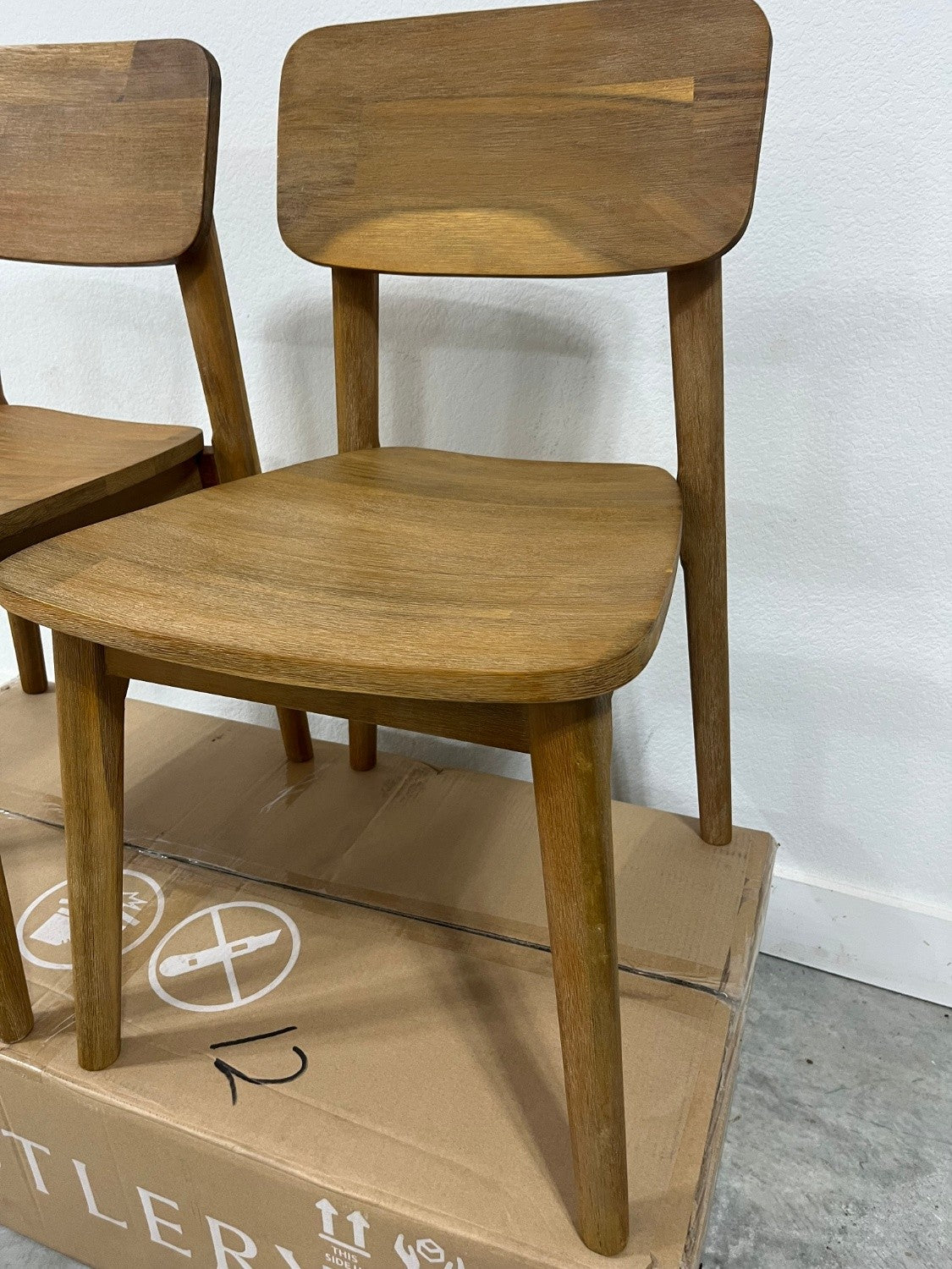 *New (4) - Castlery Seb Wood Dining Chairs