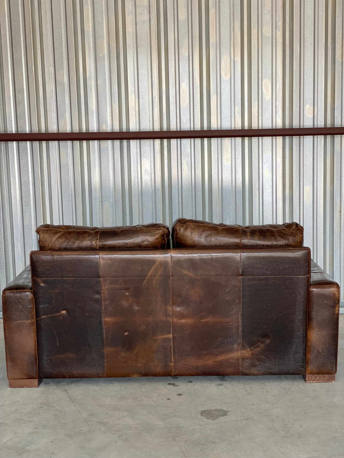 RH Maxwell 6' Sofa Italian Berkshire Cocoa