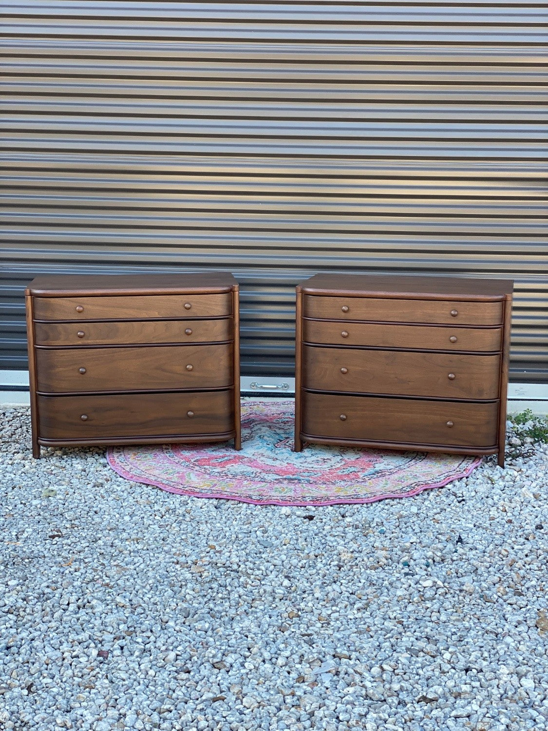 *New Four Hands Pair of Agatha Nightstands