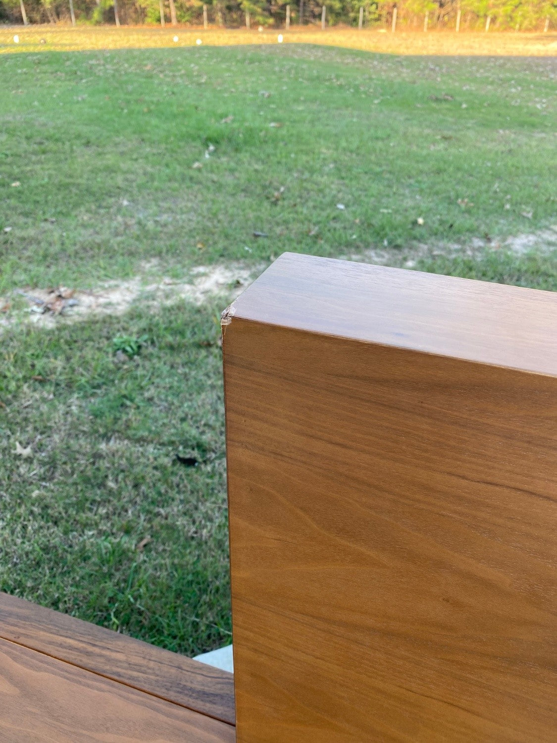 Modloft Monroe King Bed in Walnut - Customer Return - Scratch and Dent