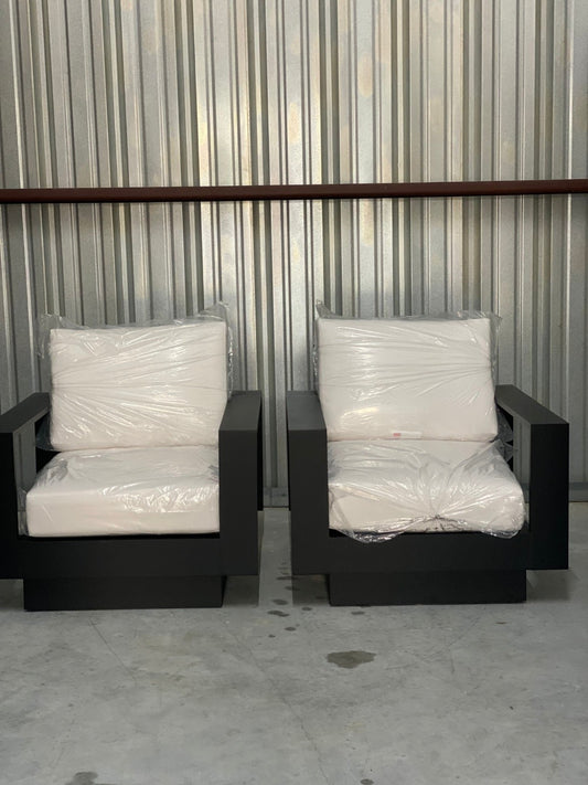 *New - Pair of Sterling Outdoor Lounge Chairs