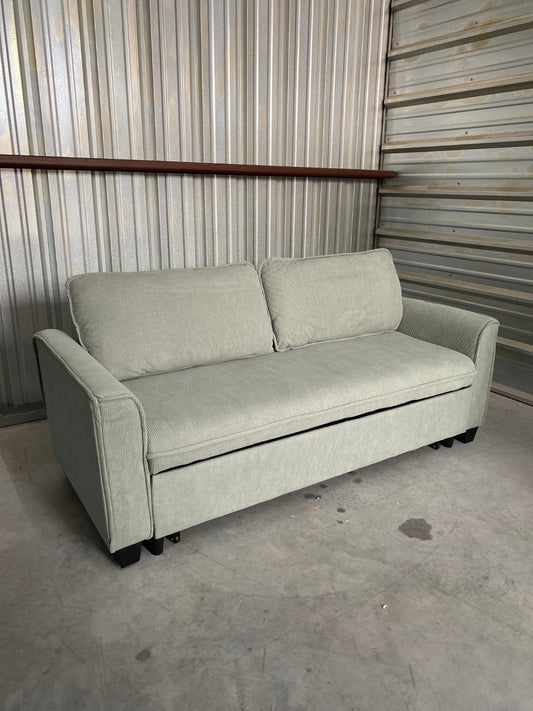 *New - 3 in 1 Convertible Queen Sleeper Sofa