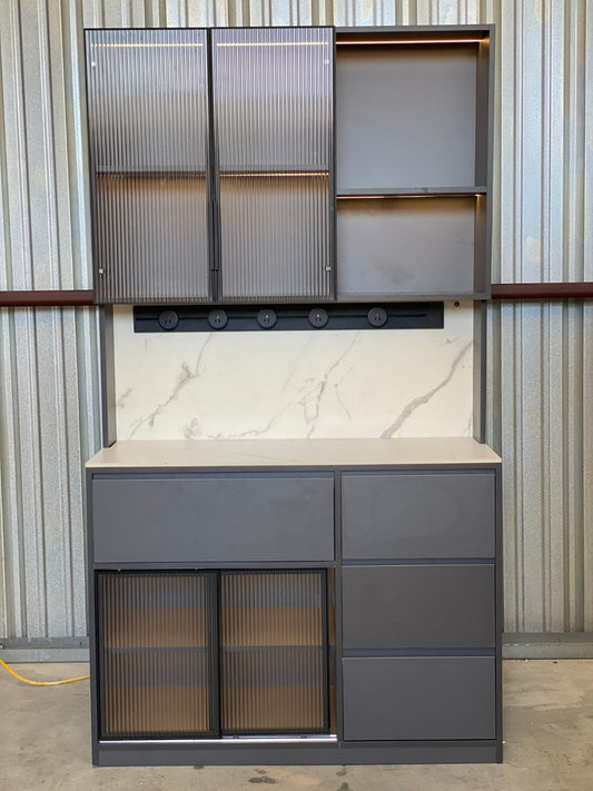 Modern Luxury Solid Wood Cabinet/Wine Bar - Retails for $5900!
