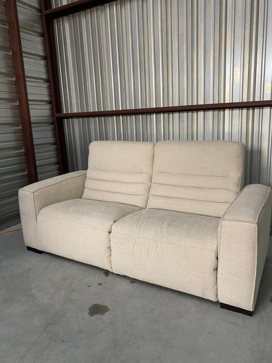 Hokku Designs Power Reclining Linen Sofa - Retails for $1700!