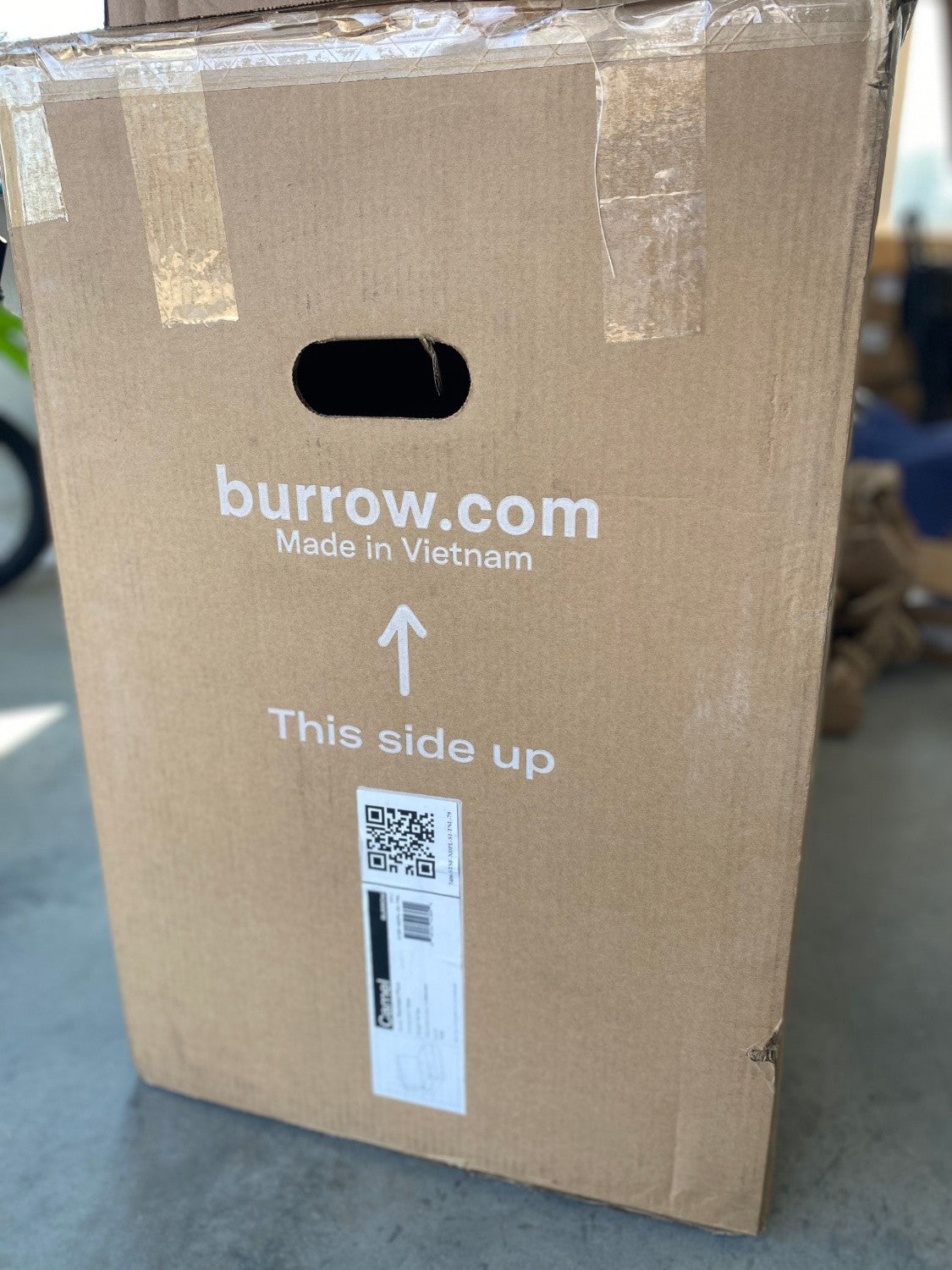 *New - 2 Burrow Nomad MCM Leather Sofas