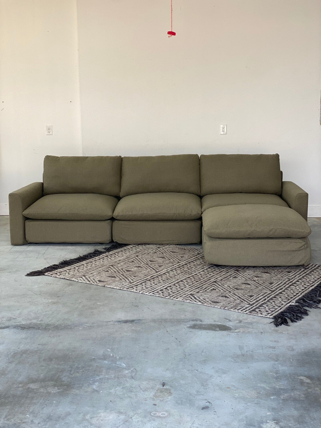 *New Burrow Russet Olive Oversized Sectional