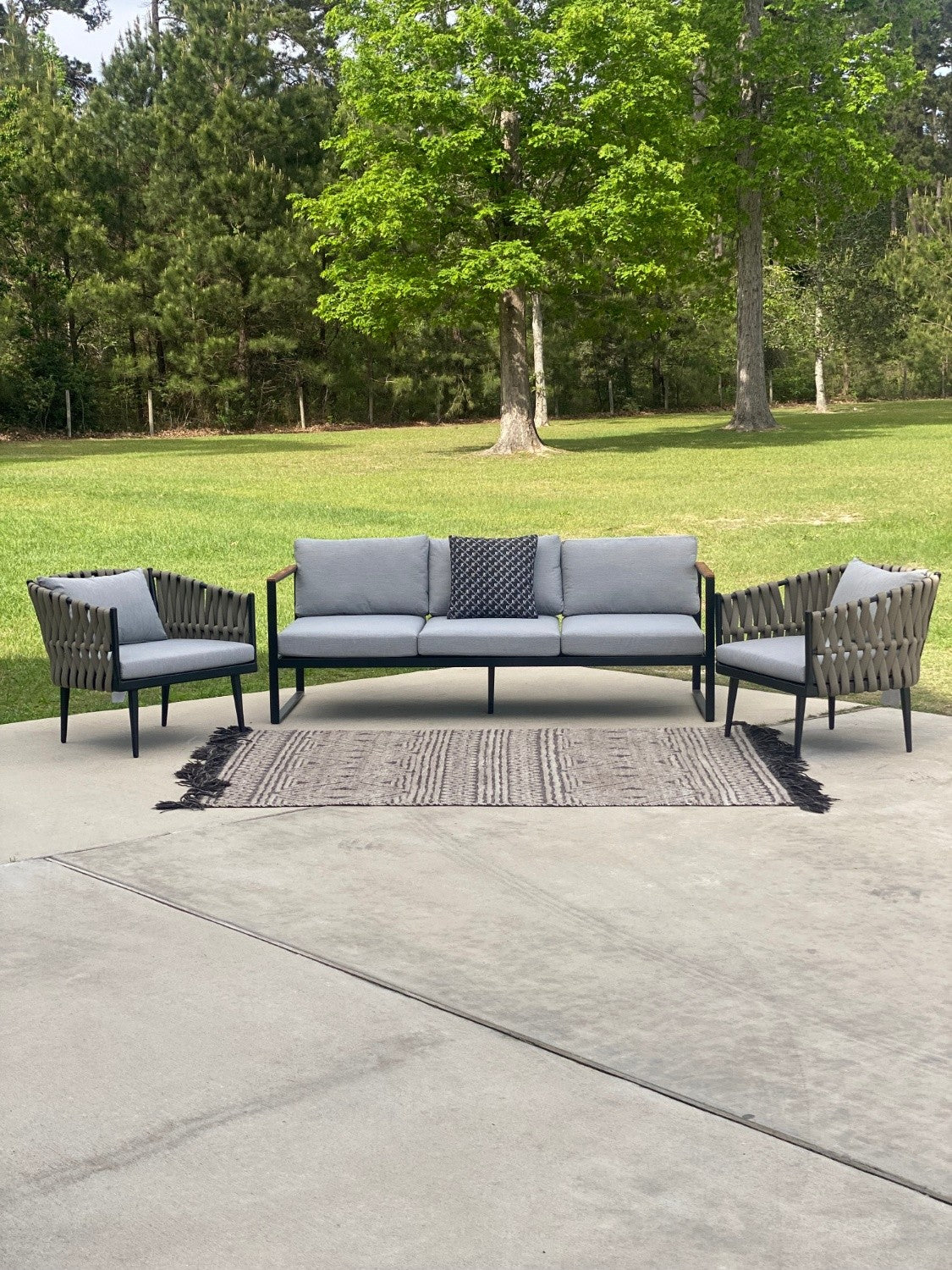 *New Rove Concepts 3PC Outdoor Living Set