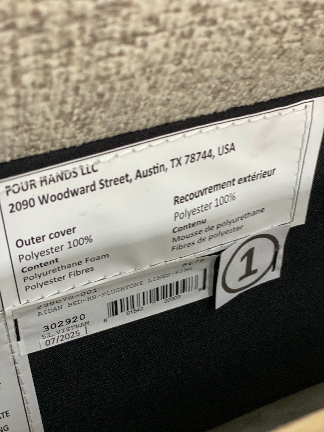 *New Four Hands Aidan King Platform Bed