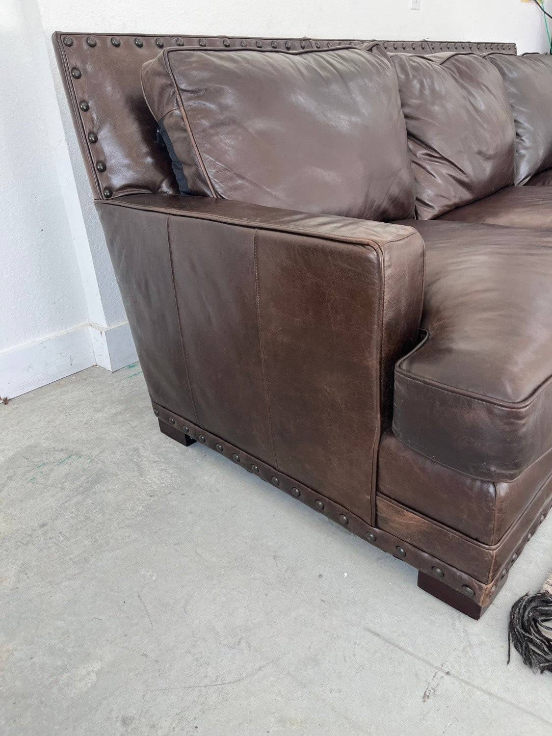 Bernhardt Top Grain Leather Sofa