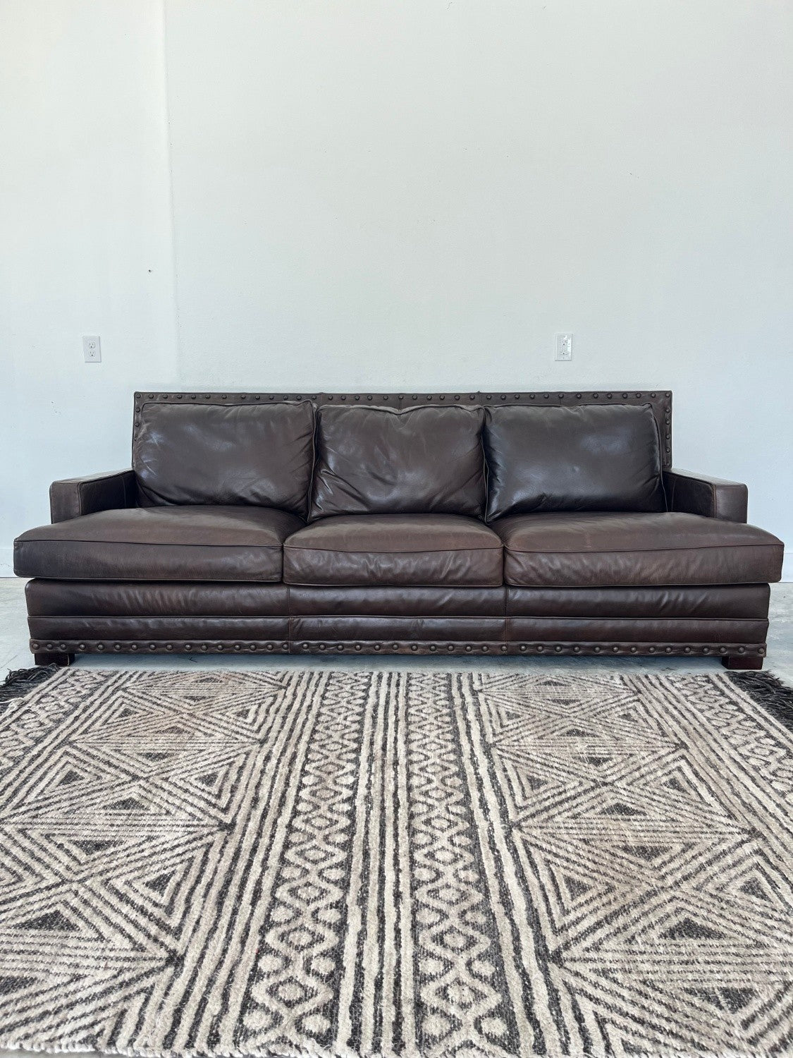 Bernhardt Top Grain Leather Sofa
