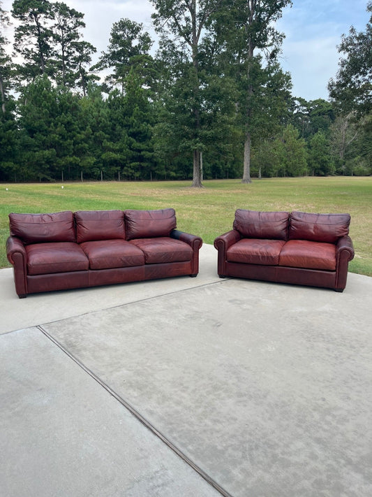 RH Lancaster 8' Sofa & Loveseat Dupe